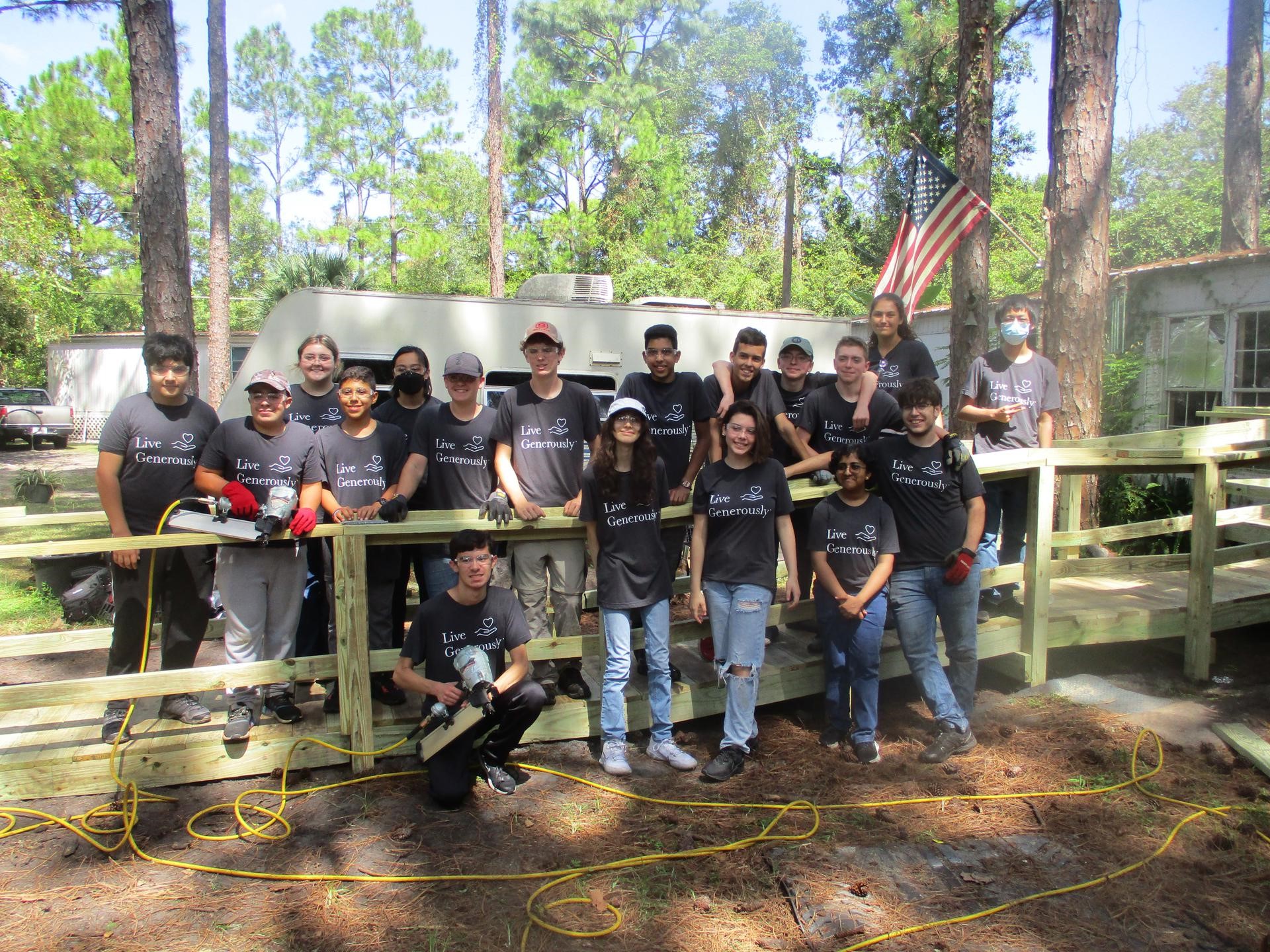 St. Johns Housing Partnership Ramp Build – Creekside High School