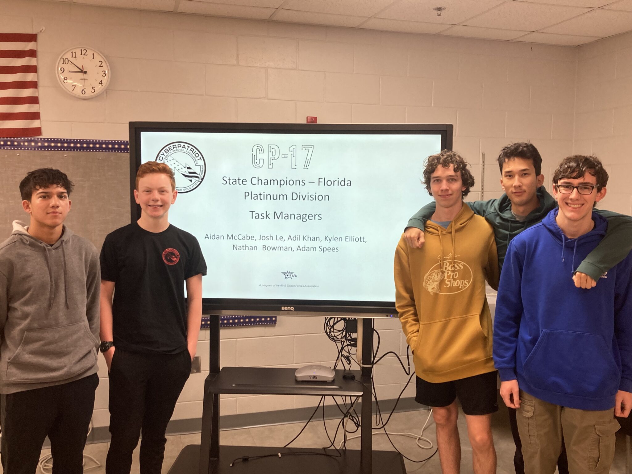 CyberPatriots Team 1st in State – Creekside High School